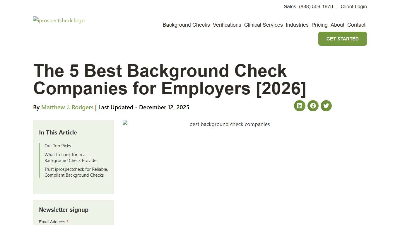 The 5 Best Background Check Companies for Employers [2026]